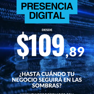 1. PLAN: PRESENCIA DIGITAL ($109.89)